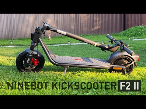 Видео: SEGWAY NINEBOT KICKSCOOTER F2 II - городской электросамокат за 36к с мощностью 800W и поворотниками