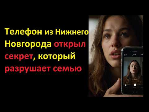 Видео: Телефон из Нижнего Новгорода открыл секрет, который разрушает семью