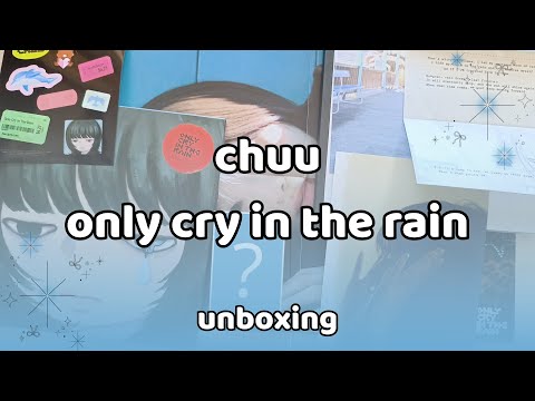 Видео: ꒱⁠˖⁠♡ Распаковка Chuu - Only cry in the rain