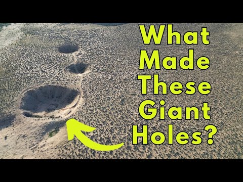 Видео: Загадочные гигантские дыры в пустыне Юты?