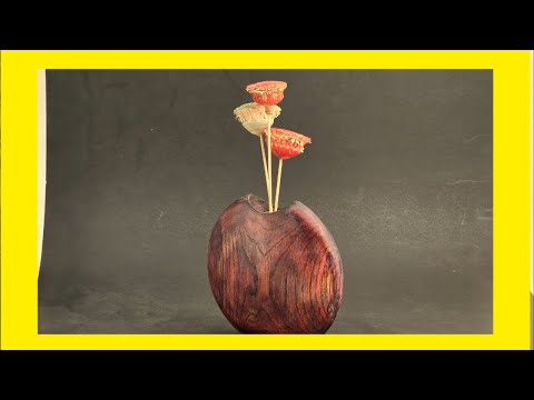 Видео: Посмотрите, как этот деревянный блок превращается в элегантную вазу за считанные минуты! | 4-стор...