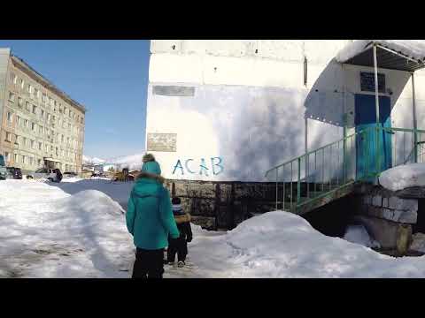 Видео: Магадан.  Сокол, с заходом на рынок.  23 марта 2023 г.