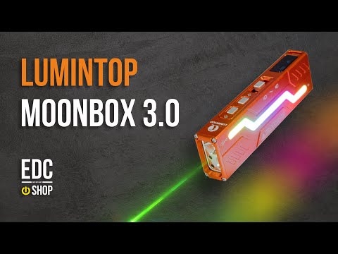 Видео: Обзор Lumintop MoonBox 3.0 - edc-фонарь с двумя лазерами и ультрафиолетом