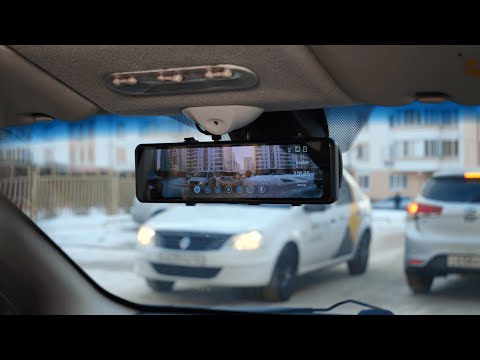 Видео: Onlooker S6 с GPS - подробный обзор зеркала-видеорегистратора