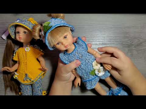 Видео: Влог, что связала с новой пряжи. МК Дачница от @laratwixdoll Распаковка пряжи