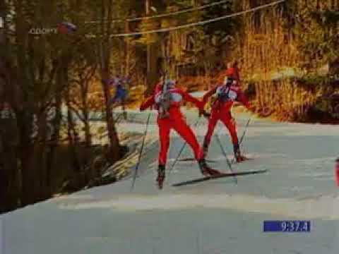 Видео: биатлон кубок мира 2007-2008 9 этап Холменколлен (Осло) масс старт мужчины