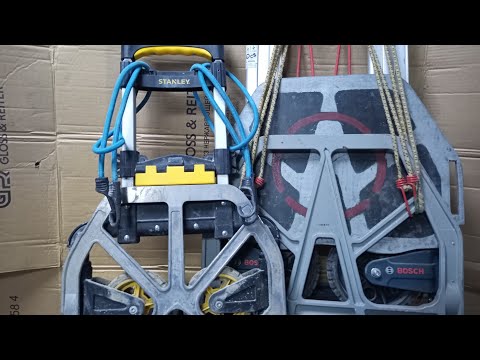 Видео: Отзыв на тележку Stanley SXWTD-FT501 и сравнение с Bosch Alu-CADDY.