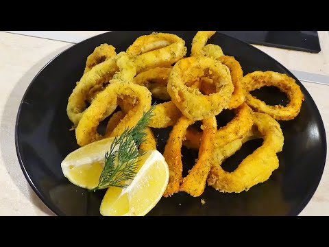 Видео: Хрустящие кальмары