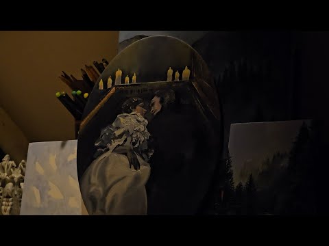 Видео: будни художника | мастерская, книжный, осенние картины 