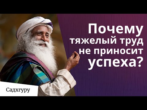 Видео: Почему тяжелый труд не приносит успеха?