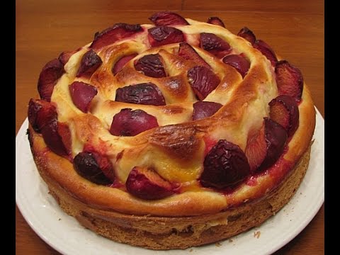 Видео: Дрожжевой пирог с творогом и сливами