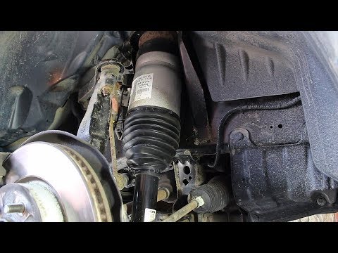 Видео: Установка пыльников передних пневмобаллонов на Land Rover Discovery 4 Ленд Ровер Дискавери 4 2011 г