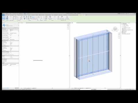 Видео: [lesson] Инструмент Витраж в Revit. Линейное, Нелинейное, Наклонное остекление