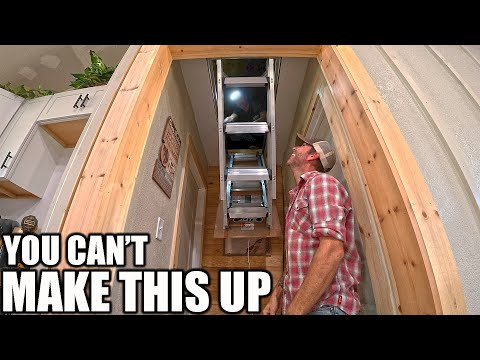 Видео: Я боялся, что это случится | Установка чердачной лестницы с помощью Crockers пошла не так