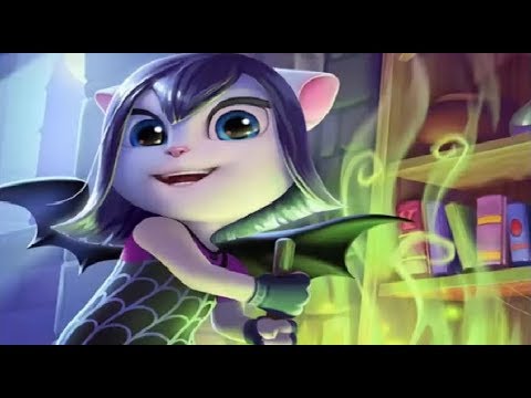 Видео: МОЯ ГОВОРЯЩАЯ АНДЖЕЛА Обновление Хэллоуин уже здесь