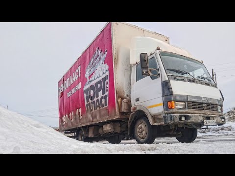 Видео: ПЕРВЫЙ РАЗ ГРУЖУСЬ ОБРАТНО ДАЛЬНОБОЙ 5 ТОНН ТАТА 613
