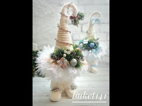 Видео: КАК СДЕЛАТЬ ЁЛОЧКУ? ЁЛОЧКА-ТОПОТУШКА / DIY/Поделки на новый год