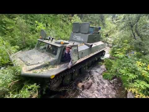 Видео: По Сибирской тайге на МТЛБ. Таёжный off-road!  Вездеход для Экстремального бездорожья.