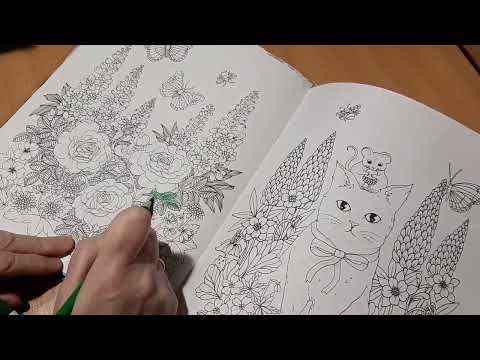 Видео: ХОББИ ВЛОГ/ ПОКУПКИ / РАСКРАШИВАЮ ЦВЕТЫ К 8 МАРТА