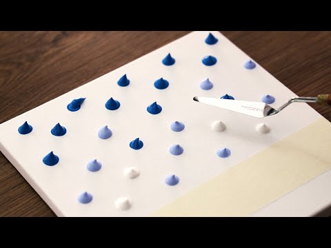 Видео: Красивый осенний пейзаж | Техника акриловой живописи #543