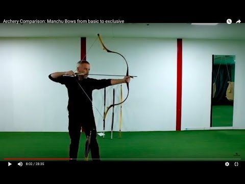 Видео: Сравнение стрельбы из лука: маньчжурские луки от простых до эксклюзивных