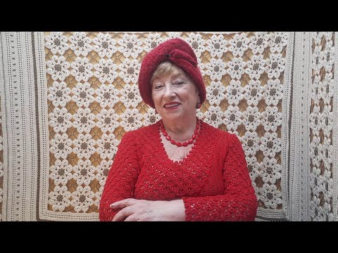 Видео: Шляпка "Кармен". Мастер-класс по вязанию крючком от О. С. Литвиной.