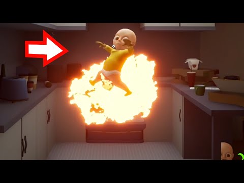 Видео: КАК ОН ЭТО ДЕЛАЕТ ?! ИГРА The Baby In Yellow