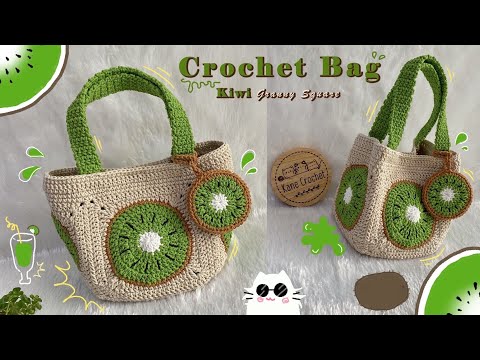 Видео: Вы не поверите, как легко связать сумку-бабушкин квадрат! 🥝 Сумка-киви крючком