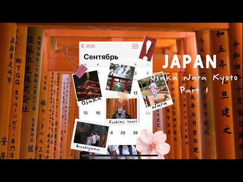 Видео: VLOG Japan 2025 Part I. Осака, Нара, Киото🇯🇵