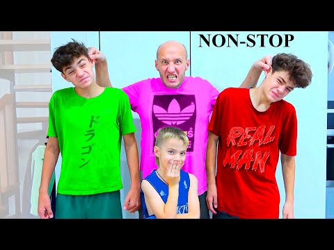 Видео: ФЁДОР c СЕСТРОЙ против БРАТЬЕВ. NON-STOP