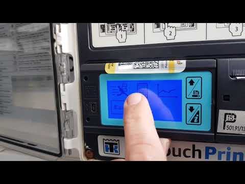 Видео: Принтер Touch Print. Как распечатать из принтера холодильника тикет ( билет ) температуры.
