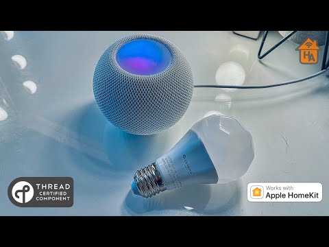Видео: Обзор умной лампочки Nanoleaf Essentials — шаг вперёд с Thread для Apple Home и HomePod mini