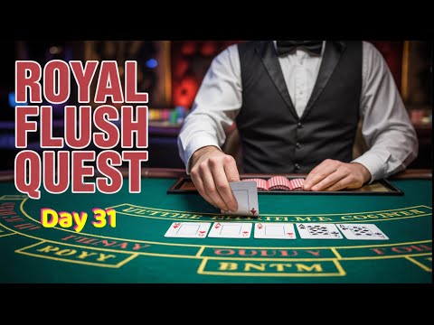 Видео: Royal Flush Quest: День 31 — ФУЛ-ХАУС И ТАК БЛИЗКО К Royal Flush! 😱 Ultimate Texas Holdem