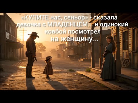 Видео: «КУПИТЕ нас, сеньор» — сказала девочка с МЛАДЕНЦЕМ… и одинокий ковбой посмотрел на женщину…