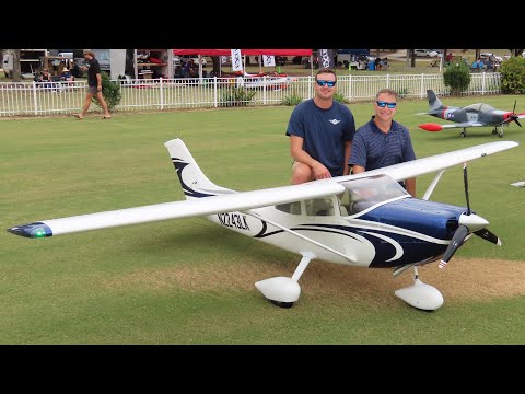 Видео: ГИГАНТСКИЙ МАСШТАБ TMMY Scale Composites 35% Scale Cessna 182 в Налле осенью 2025 года, день 6