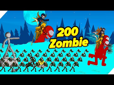Видео: КУПИЛ 200 ЗОМБИ И ОПРАВИЛ ИХ НА ВРАЖЕСКИХ ЗОМБИ! - Stick war legacy update