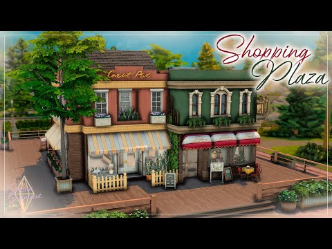 Видео: Пекарня 🍰 Школьные магазины 👕| Симс 4: Строительство | Shopping Plaza | The Sims 4: Speed Build