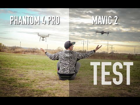 Видео: Phantom 4 pro vs mavic 2 тест профессиональным дронщиком