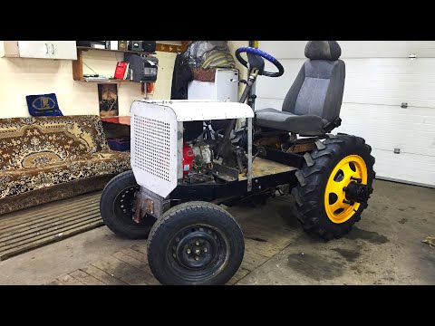 Видео: ТРАКТОР из МЕТАЛЛОМА НАКОНЕЦ ПОЕХАЛ. Но не далеко.Tractor Restoration .