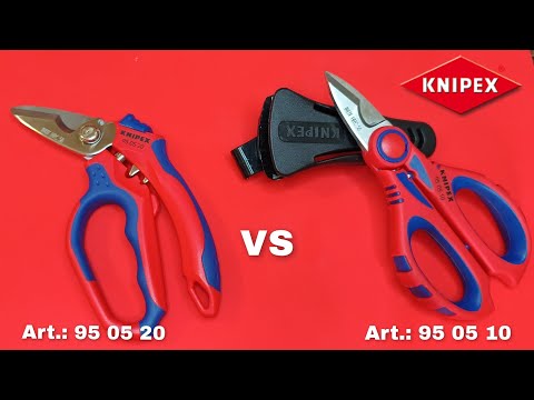 Видео: ‼️ KNIPEX 95 05 10 SB vs KNIPEX 95 05 20 SB.Ножницы электрика,какие из них выбрать?‼️