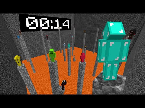 Видео: Я поймал в ловушку 100 детей, но лава поднимается каждые 60 секунд...