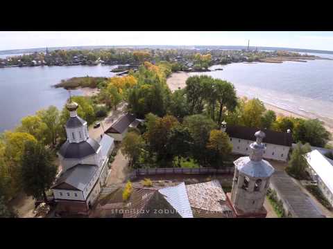 Видео: Город Осташков (Тверская область): полет на квадрокоптере