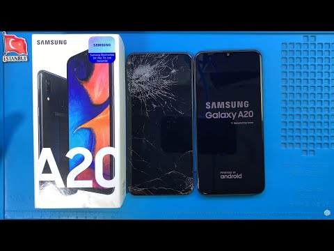 Видео: Замена экрана Samsung Galaxy A20
