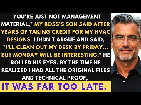Видео: Сын босса уволил меня после того, как я годами присваивал себе заслуги за мою работу. Но он не зн...