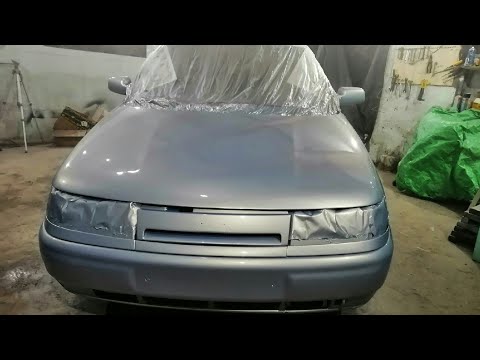 Видео: Покраска Ваз 2110 в Гараже за 4000 рублей.От нуля до BMW X5.Серия 26