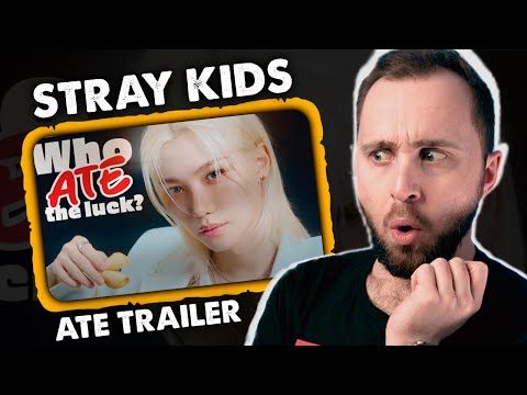 Видео: Stray Kids - ATE Trailer // реакция на кпоп