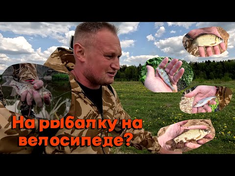 Видео: На рыбалку на велосипеде, как в детстве! Ловлю разную рыбу на мормышку