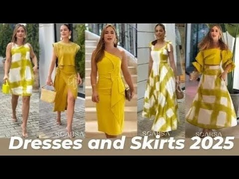 Видео: Модные платья и юбки 2025 года