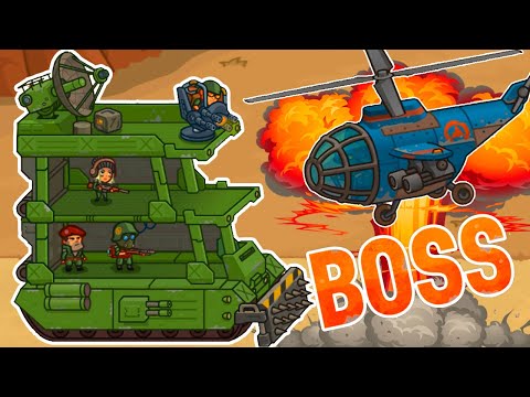 Видео: Эволюция Танковой Башни в World War Defense! Битва с Боссами ВЕРТУШКА и БОЛЬШАЯ БАШНЯ