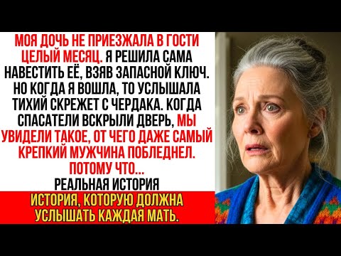 Видео: Моя дочь пропала на месяц. Когда я пришла к ней домой, я побледнела, увидев...